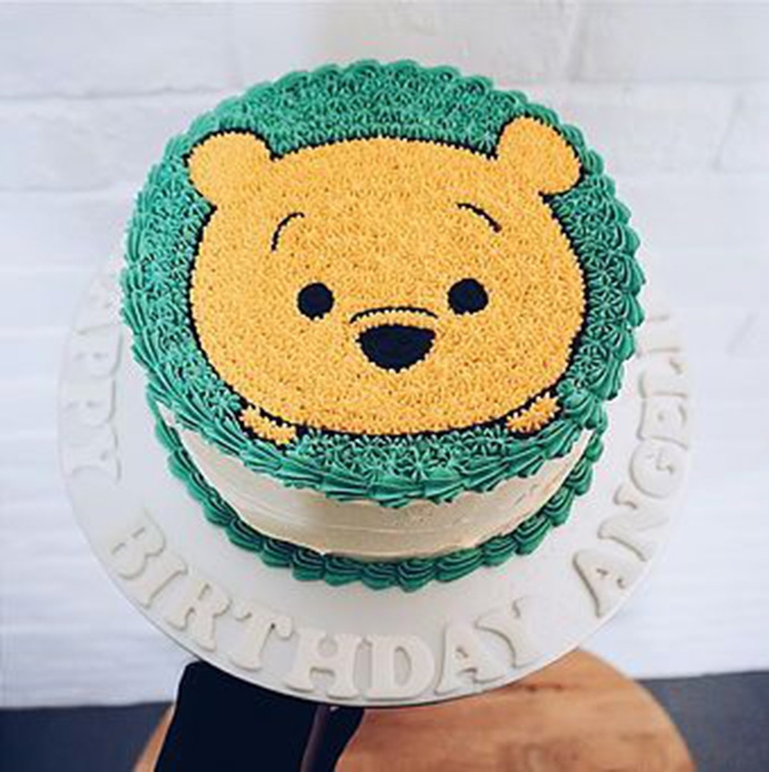 Bánh kem sinh nhật tạo hình mặt gấu Brown ngộ nghĩnh đáng yêu tặng chồng   Bánh Kem Ngộ Nghĩnh